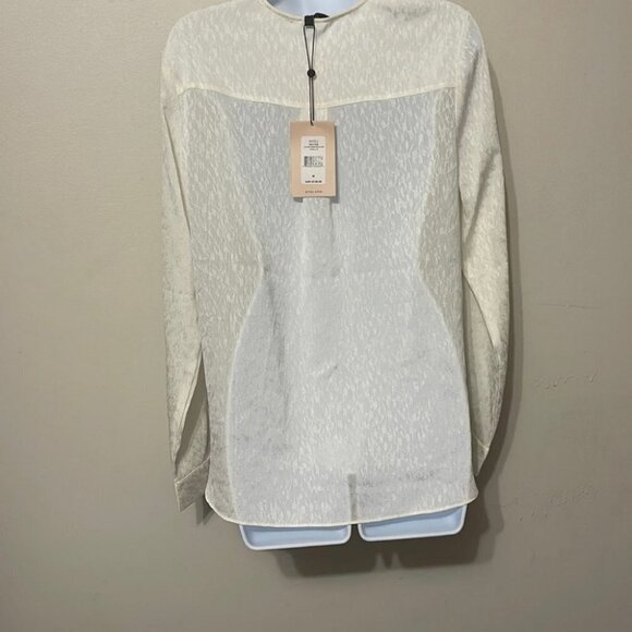 NYDJ Flounce Crossover Blouse Size NWT - Picture 7 of 9